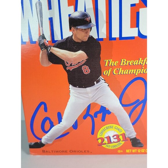 1995 Cal Ripkin Jr. Wheaties Box sealed Baseball 2132 Consecutive Games Counting - Picture 4 of 11